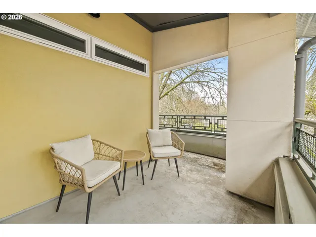 a living room with a couch and a table