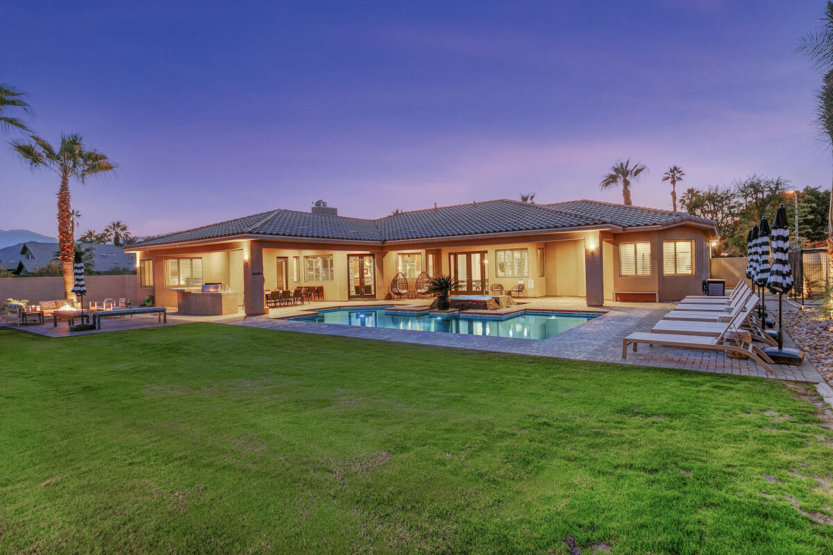 41370 Sparkey Way Bermuda Dunes, CA 92203 - Photo 26 of 82 a view of a big house with a big yard