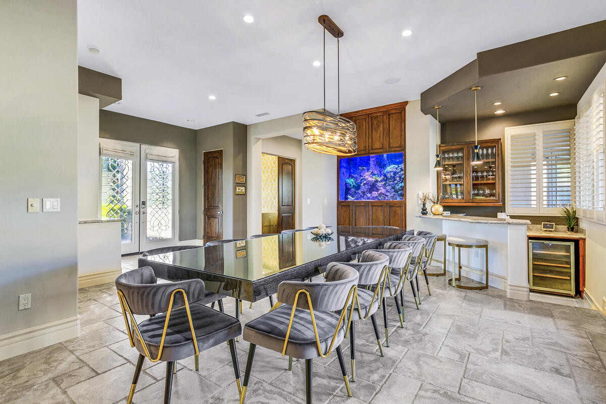 41370 Sparkey Way Bermuda Dunes, CA 92203 - Photo 29 of 82 a view of a dining room with furniture window and wooden floor