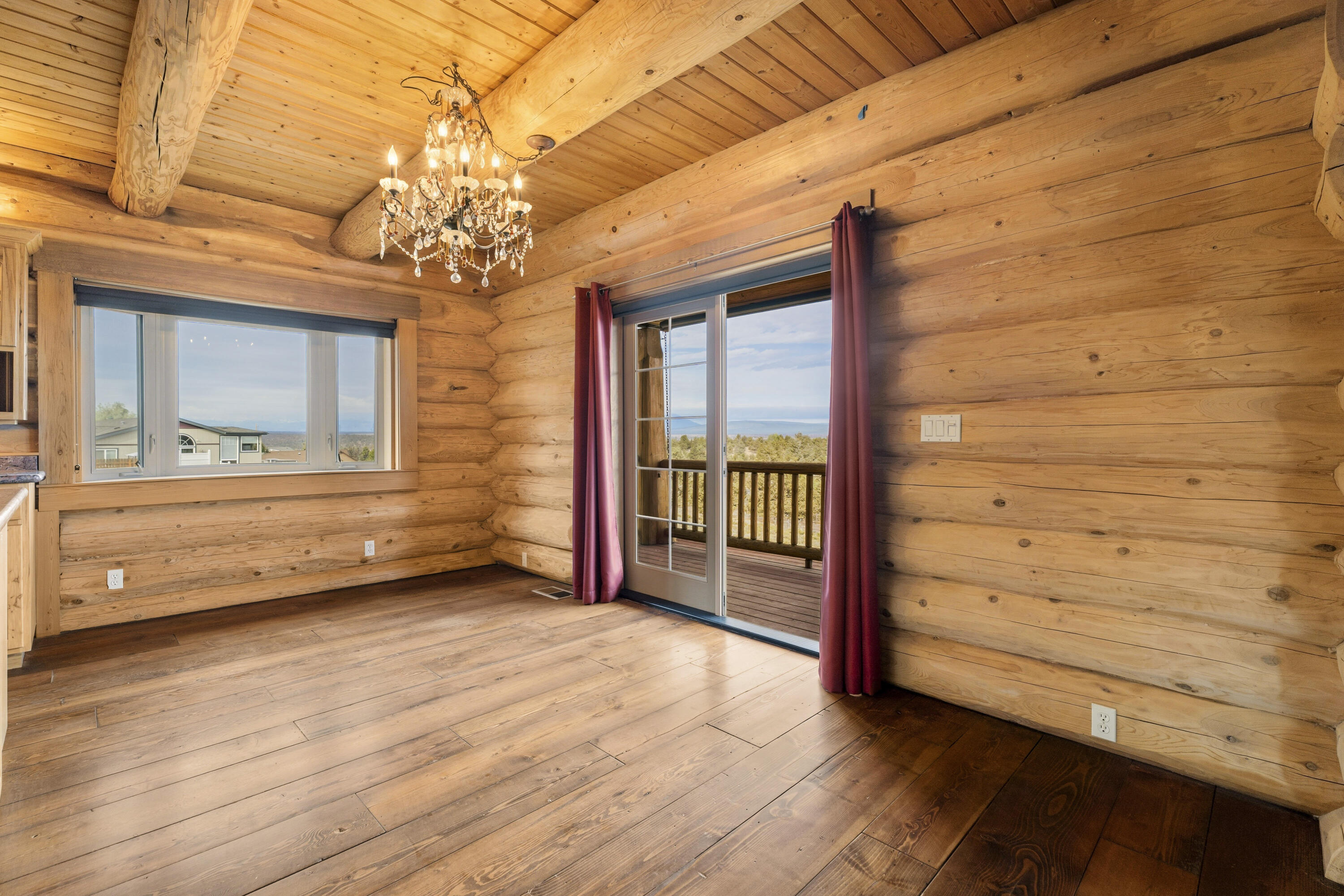 10739 Southwest Shad Road Terrebonne, OR 97760 - Photo 38 of 55 a view of a room with wooden floor and windows