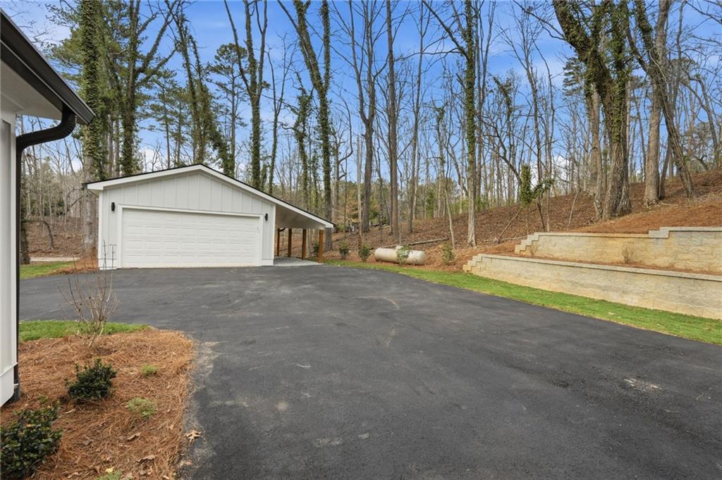 3454 Green Apple Road Gainesville, GA 30506 - Photo 71 of 115 a view of backyard of house with green space