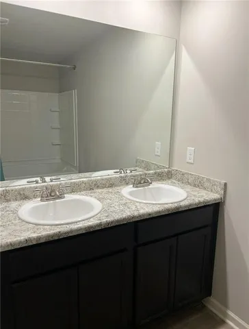 a close up of a bathtub in a bathroom