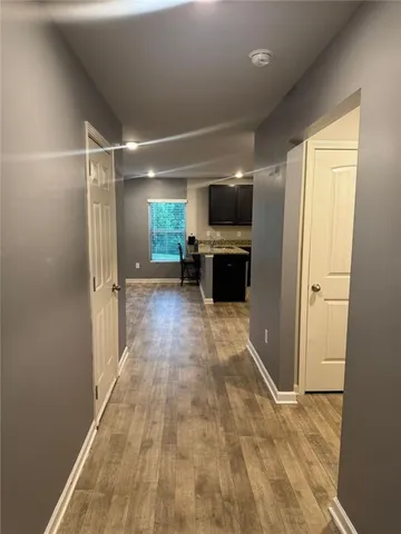 a view of a electric appliances in a room