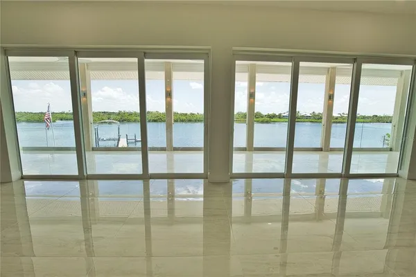 a view of empty room