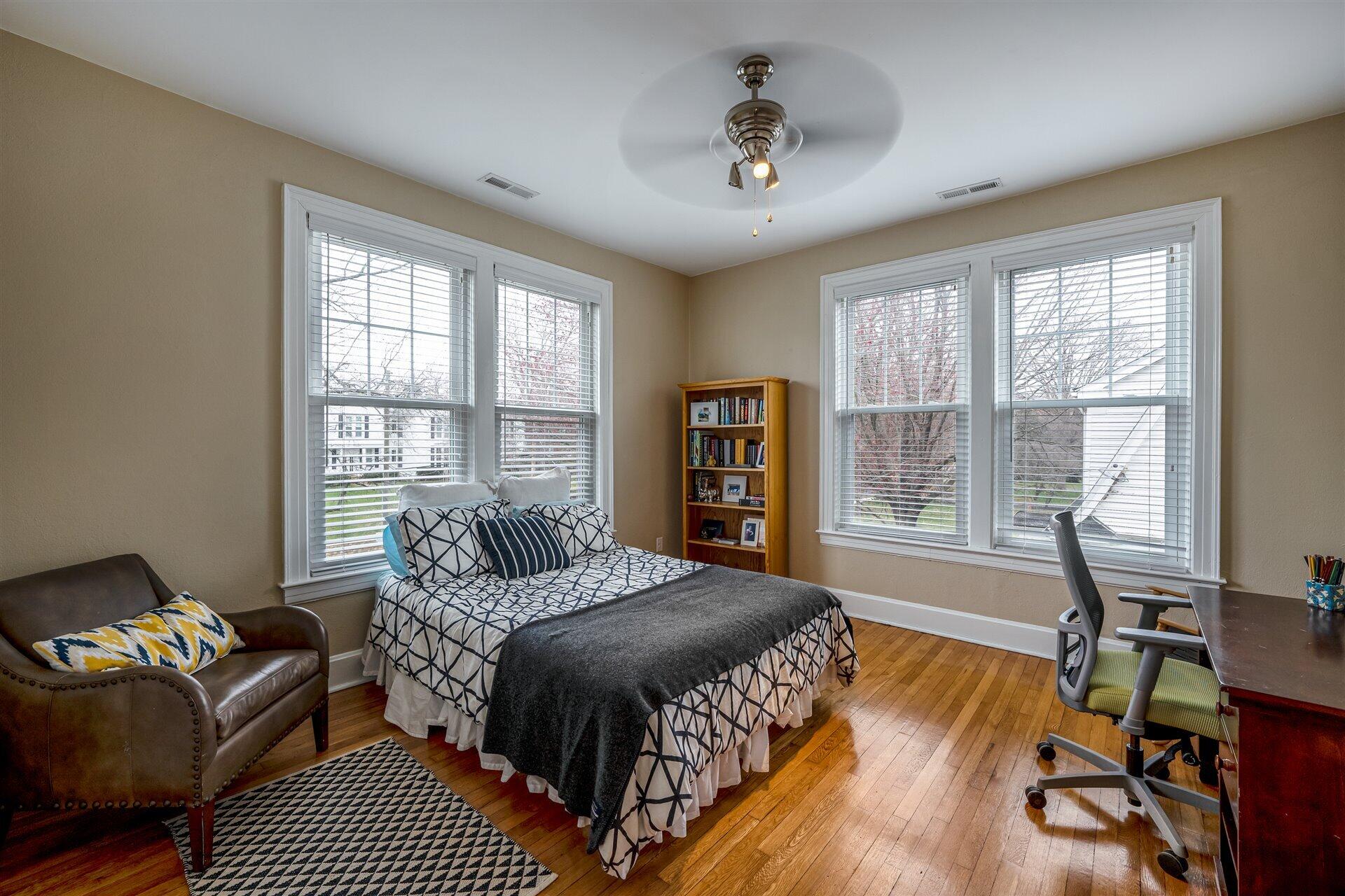 400 High Street Salem, VA 24153 - Photo 36 of 67 a bedroom with a bed wooden floor and a window