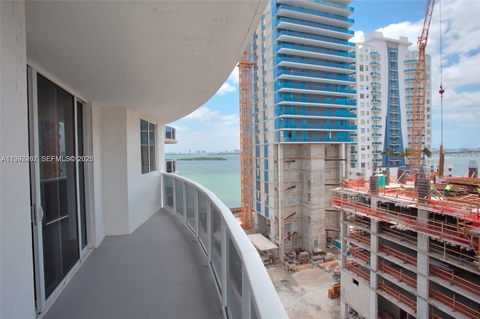 601 Northeast 23rd Street, Unit 1004 Miami, FL 33137 - Photo 16 of 17 a view of balcony and staircase