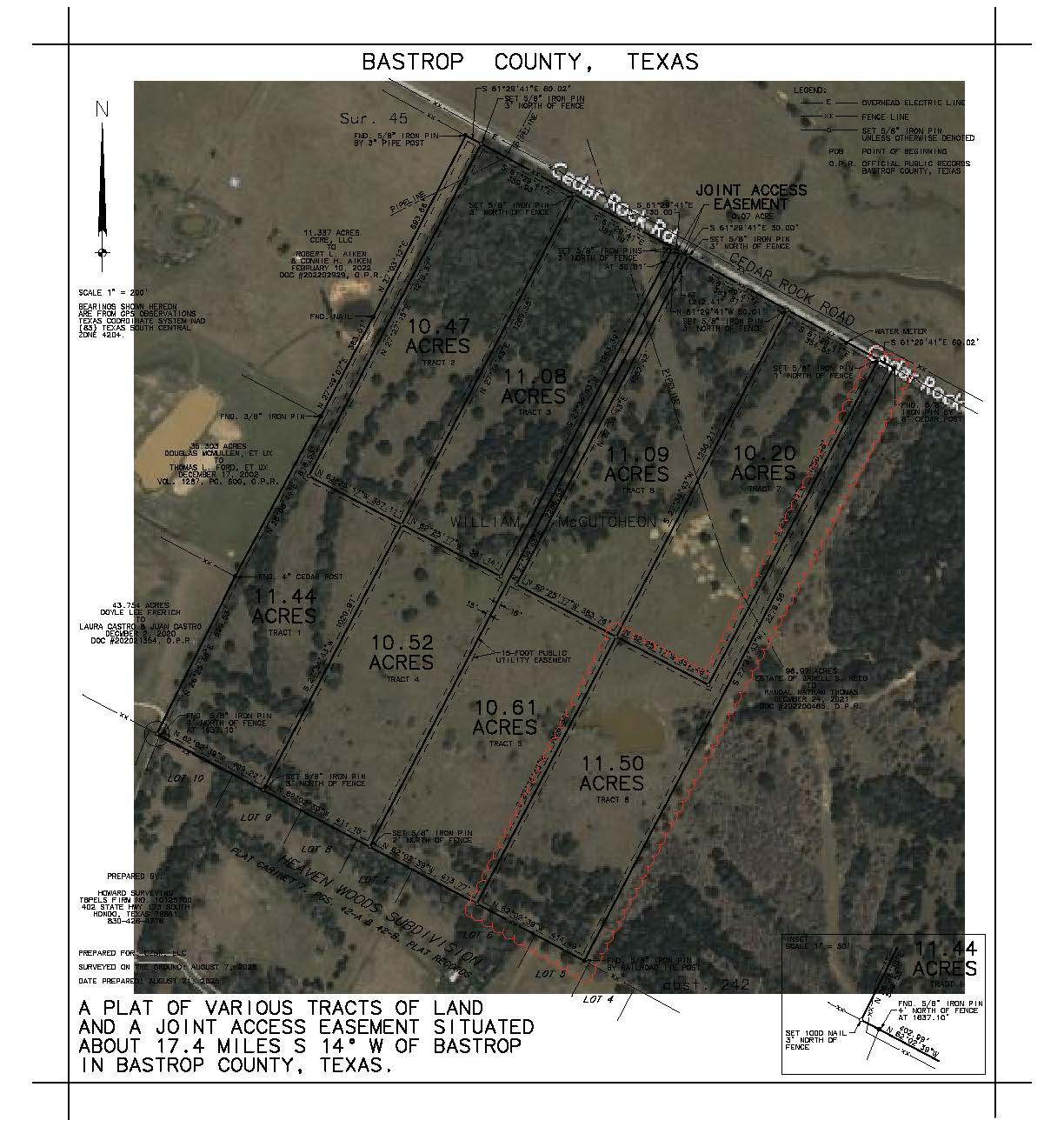 8 Cedar Rock Road Rosanky, TX 78953 - Photo 17 of 17 Aerial overview of property's location