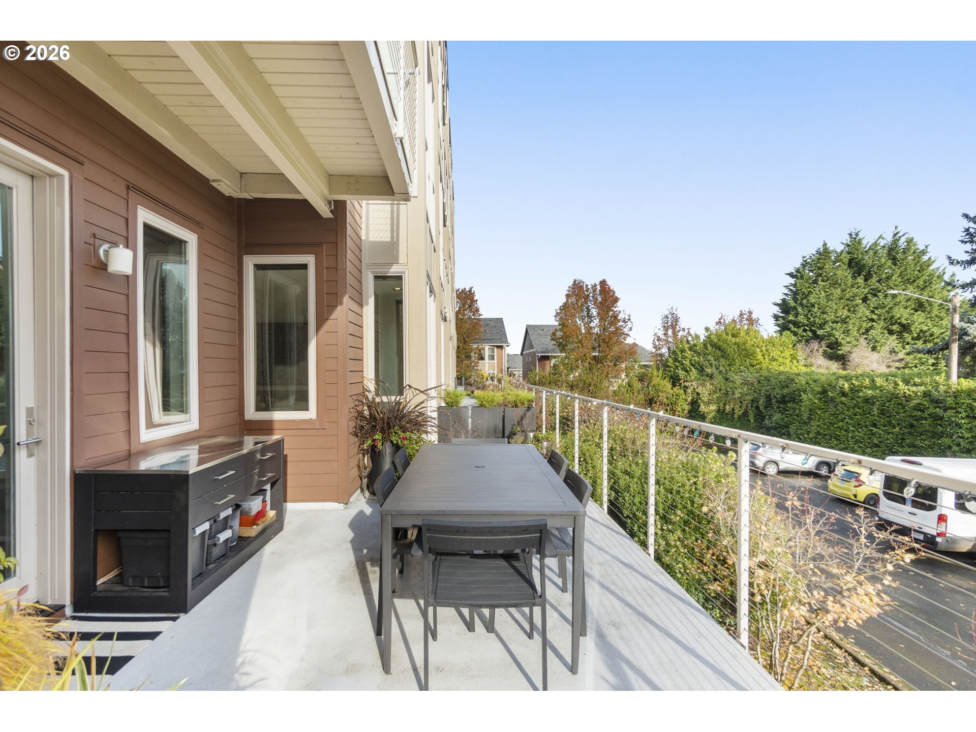 4280 South Corbett Avenue, Unit 102 Portland, OR 97239 - Photo 26 of 27 Balcony