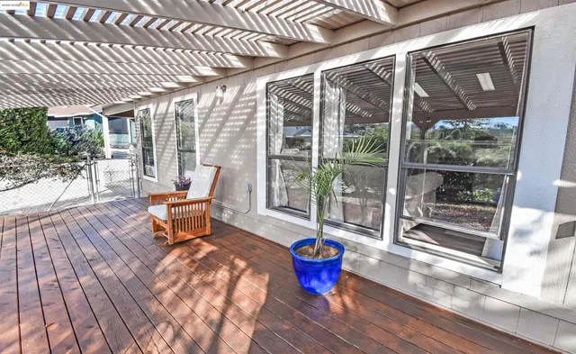 a outdoor space with furniture