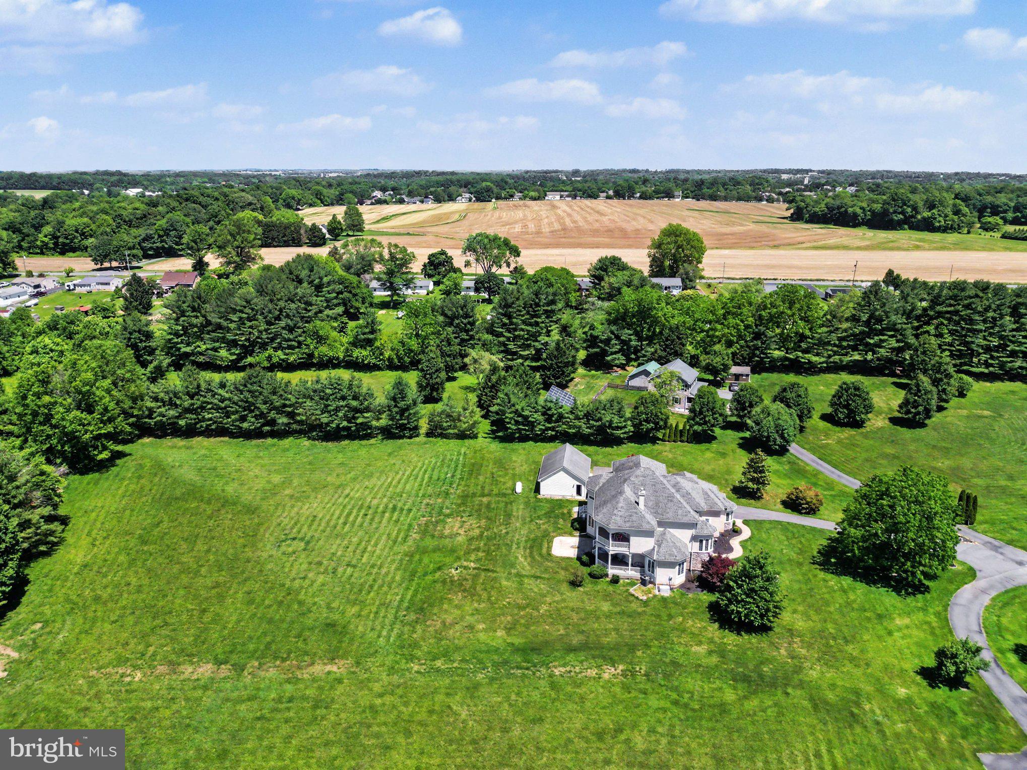 627 Dr Miller Road North East, MD 21901 - Photo 54 of 77 Aerial View of Property & Surrounding Farmland
