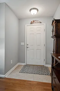 a view of livingroom with closet