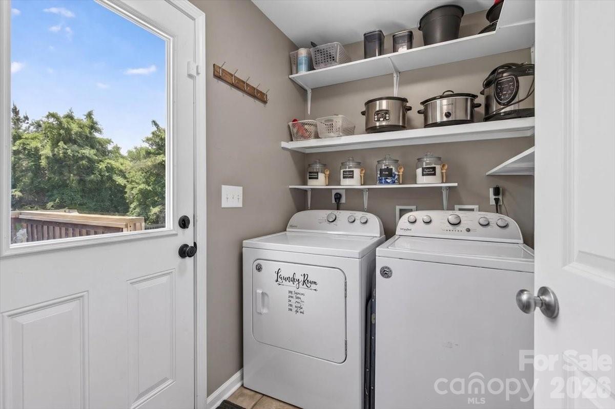 567 Godbey Road Mocksville, NC 27028 - Photo 19 of 38 a utility room with dryer and washer