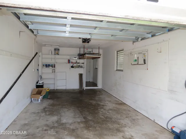 a view of a hallway with closet