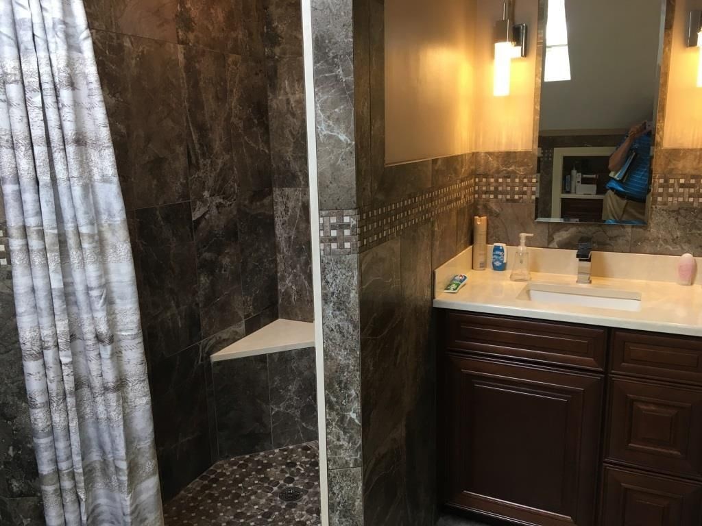 40 Crompton Road East Greenwich, RI 02818 - Photo 7 of 17 Master bathroom with custom shower, heated floor remodeled in 2016.