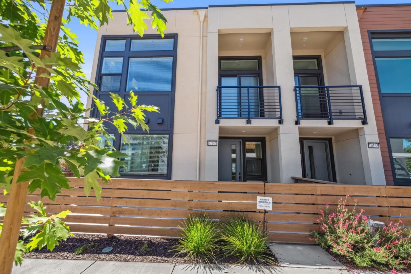 11155 Maple Place, Unit 3407 PLAN 3 Saratoga, CA 95070 - Photo 13 of 15 a view of a house with potted plants