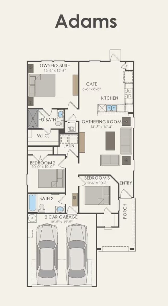 16160 Sepia Manor Street Conroe, TX 77302 - Photo 12 of 12 Floor plan
