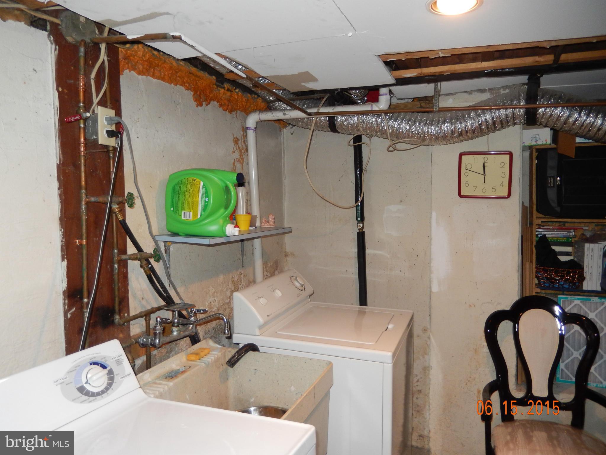 4809 Somerset Road Riverdale, MD 20737 - Photo 17 of 24 Basement Laundry Room