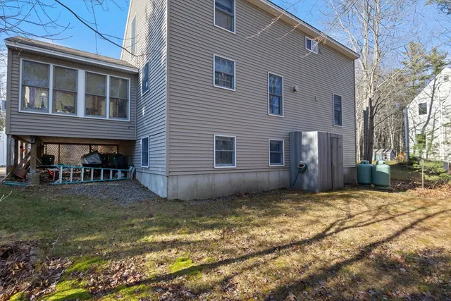 a view of entryway with a wooden wall