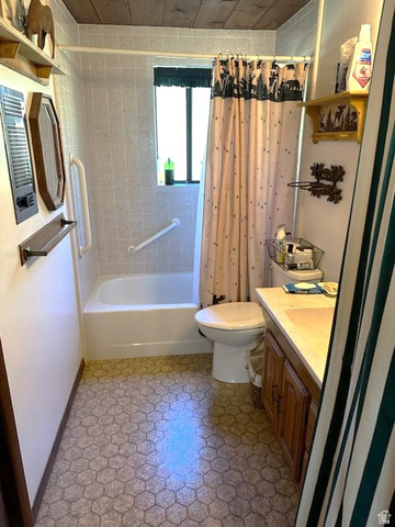 1456 Navajo Road Coalville, UT 84017 - Photo 16 of 55 Bathroom featuring vanity and shower / tub combo