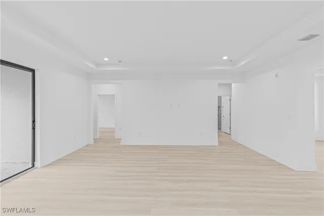 a view of an empty room