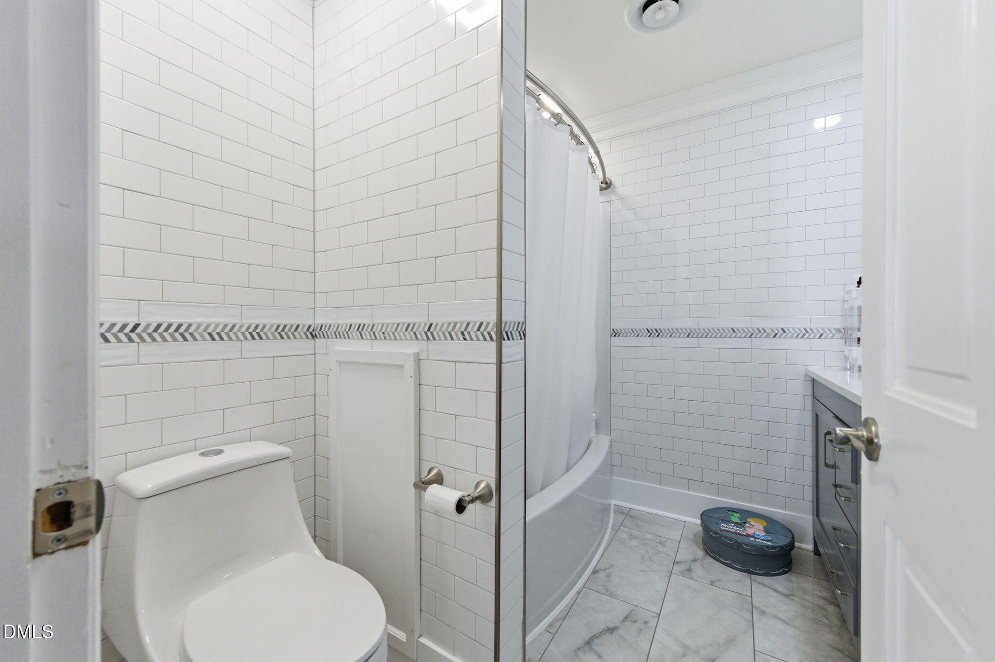 110 Circle Drive Spring Hope, NC 27882 - Photo 26 of 61 a bathroom with a toilet and a shower
