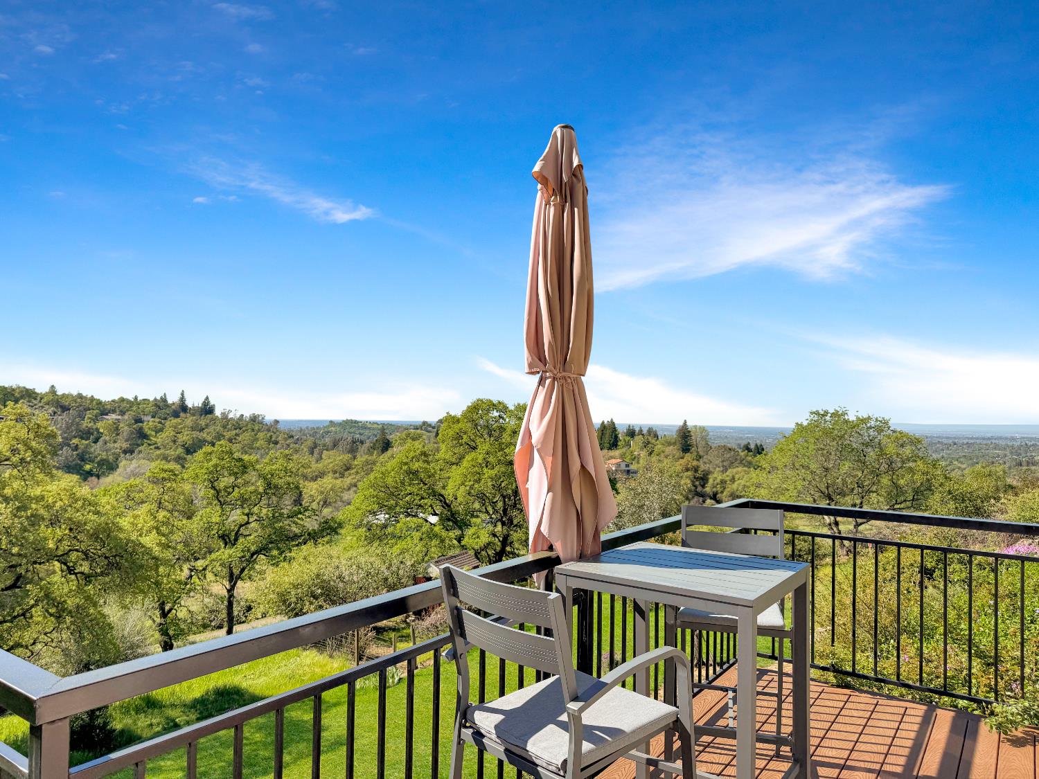 10100 Indian Hill Road Newcastle, CA 95658 - Photo 29 of 41 a view of a balcony with furniture