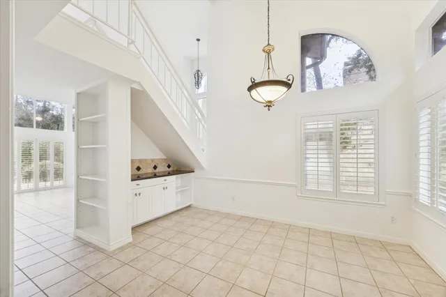 a view of an entryway with front door