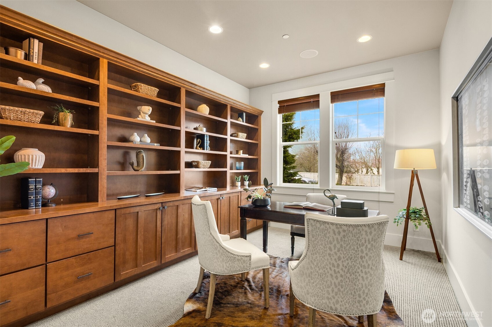 1500 South 5th Place Renton, WA 98057 - Photo 17 of 40 a view of a dining room with furniture window and outside view