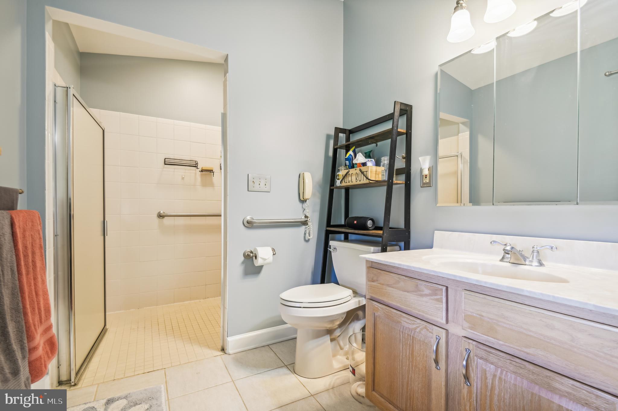 2574 Marston Road New Windsor, MD 21776 - Photo 30 of 46 Primary bath w roll in shower