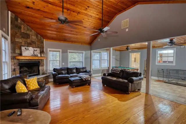 a front view of a house with yard