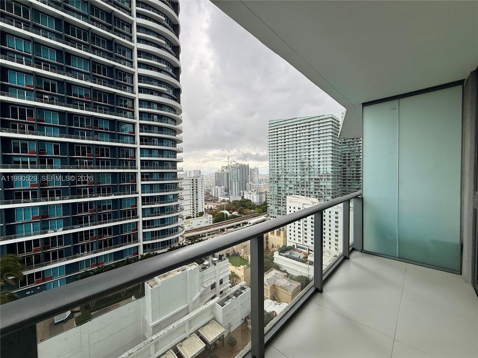 1300 South Miami Avenue, Unit 2008 Miami, FL 33130 - Photo 9 of 29 a view of balcony with city view