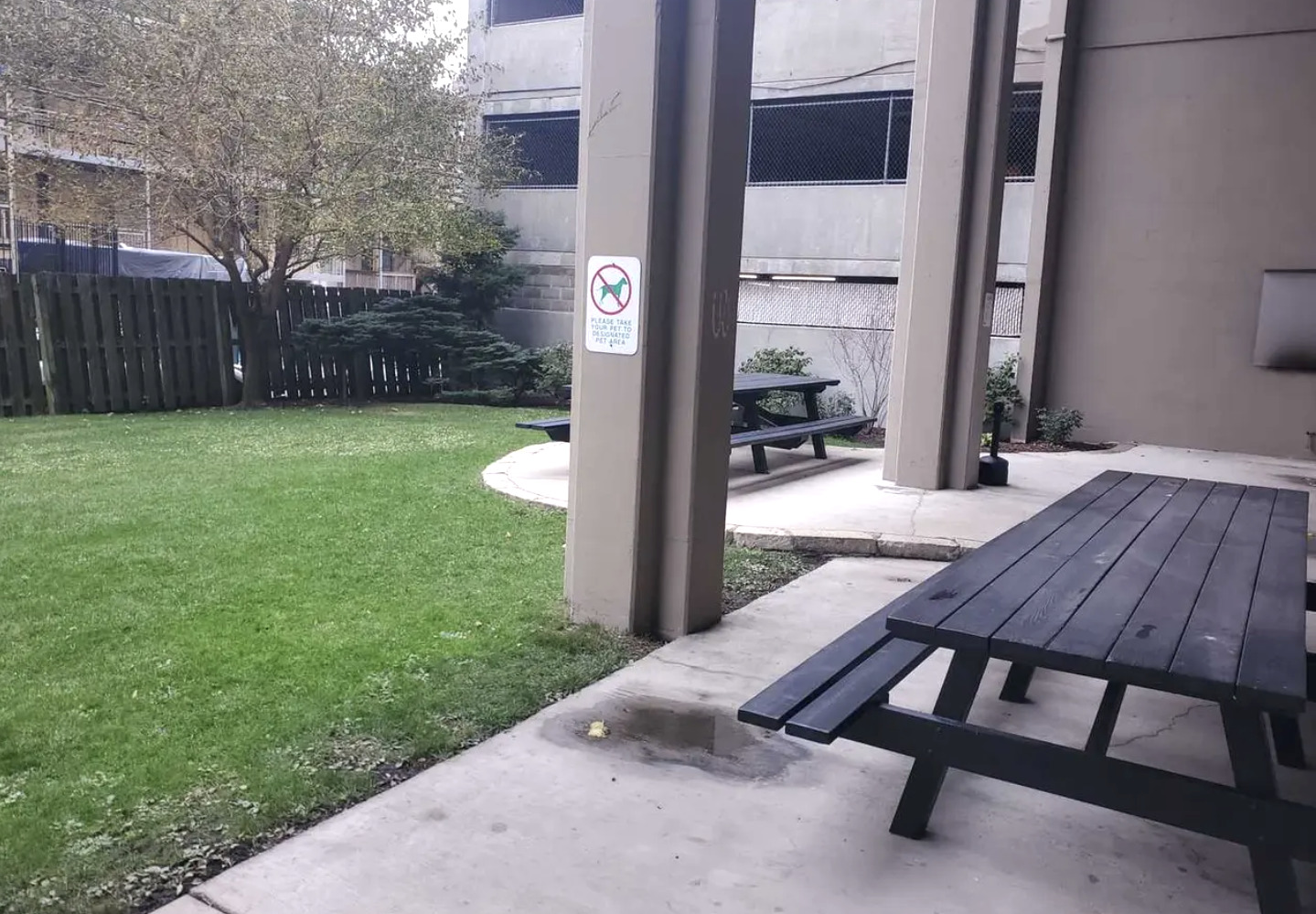 5320 North Sheridan Road, Unit 2110 Chicago, IL 60640 - Photo 15 of 16 a view of yard from deck having patio