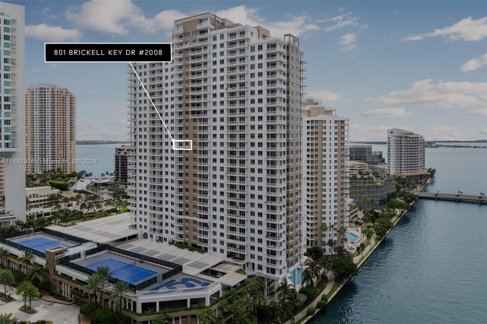 801 Brickell Key Boulevard, Unit 2008 Miami, FL 33131 - Photo 17 of 19 a city view