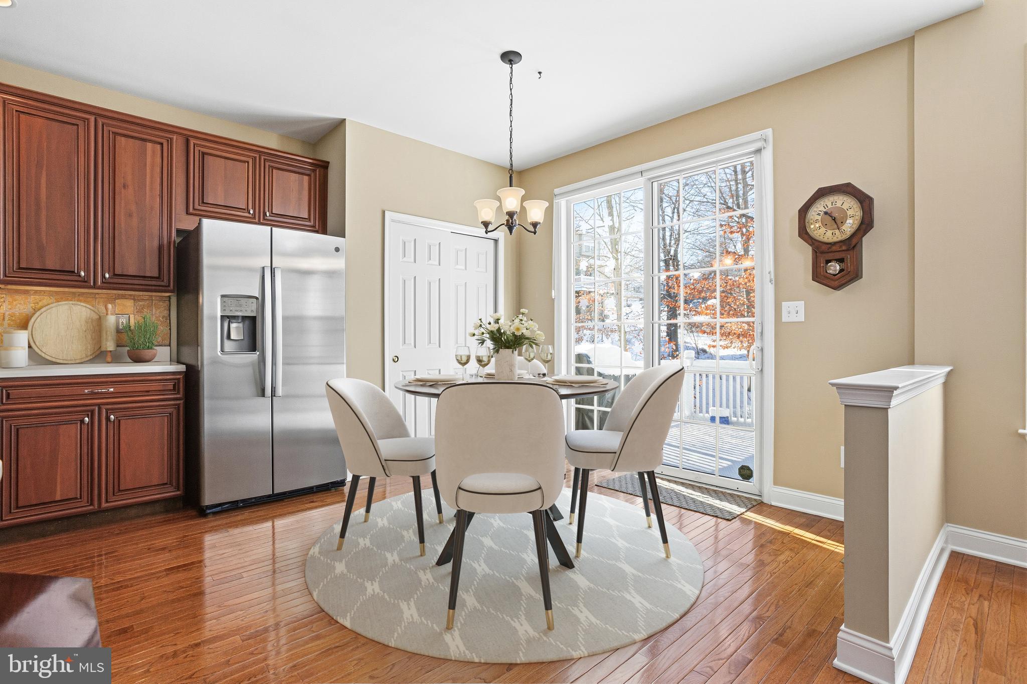 99 Longview Lane Newtown Square, PA 19073 - Photo 8 of 50 a dining room with furniture a window and wooden floor