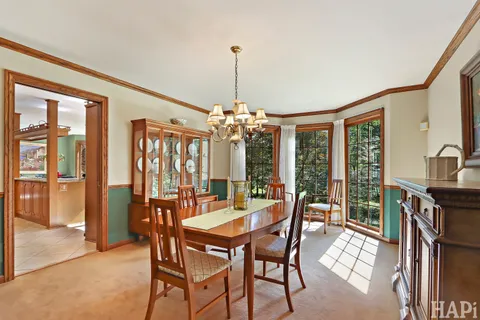 a view of livingroom with furniture and windows