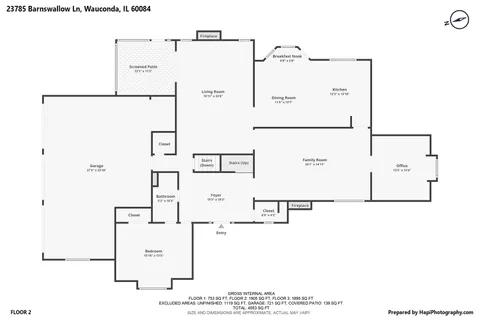 $775,000 | 23785 Barnswallow Lane, Wauconda, IL 60084