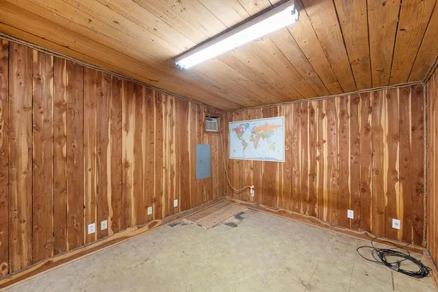 a view of a storage room