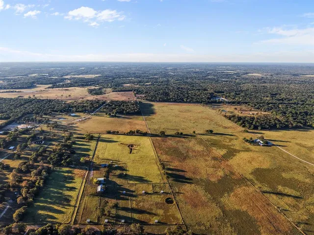 an aerial view of a ocean