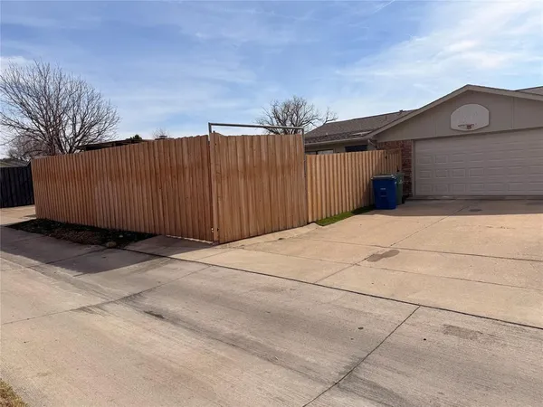 a view of front door