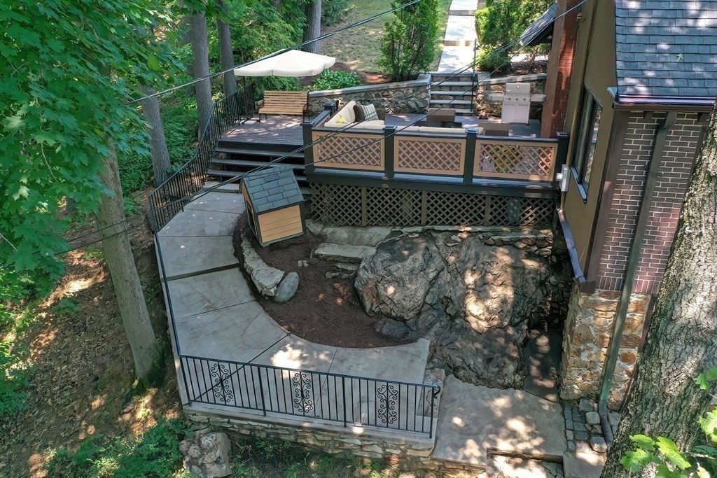 1 Summit Road Franklin, MA 02038 - Photo 9 of 42 a view of a balcony with an outdoor space