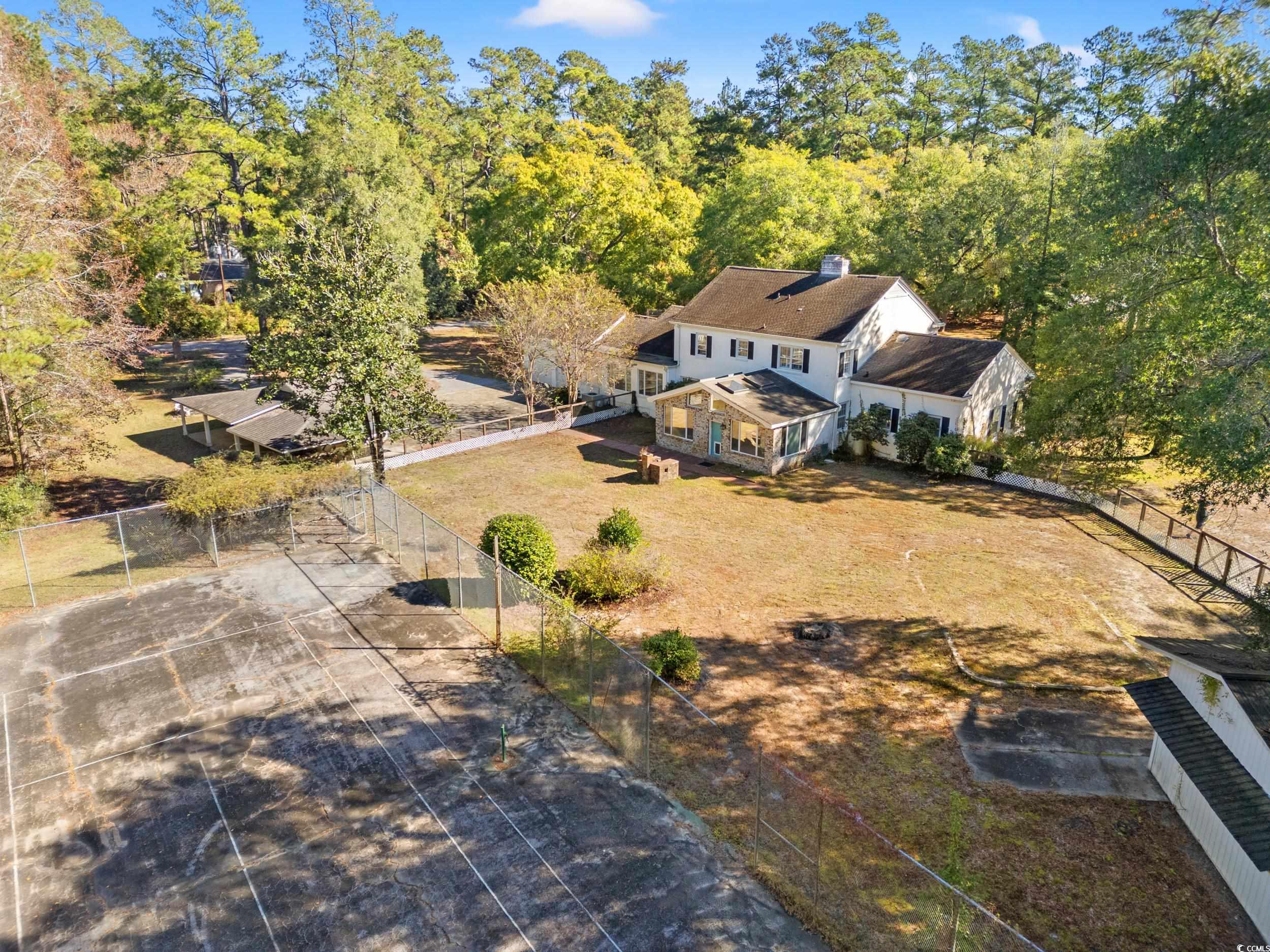 607 North Main Street Nichols, SC 29581 - Photo 32 of 39 Aerial view of property and surrounding area