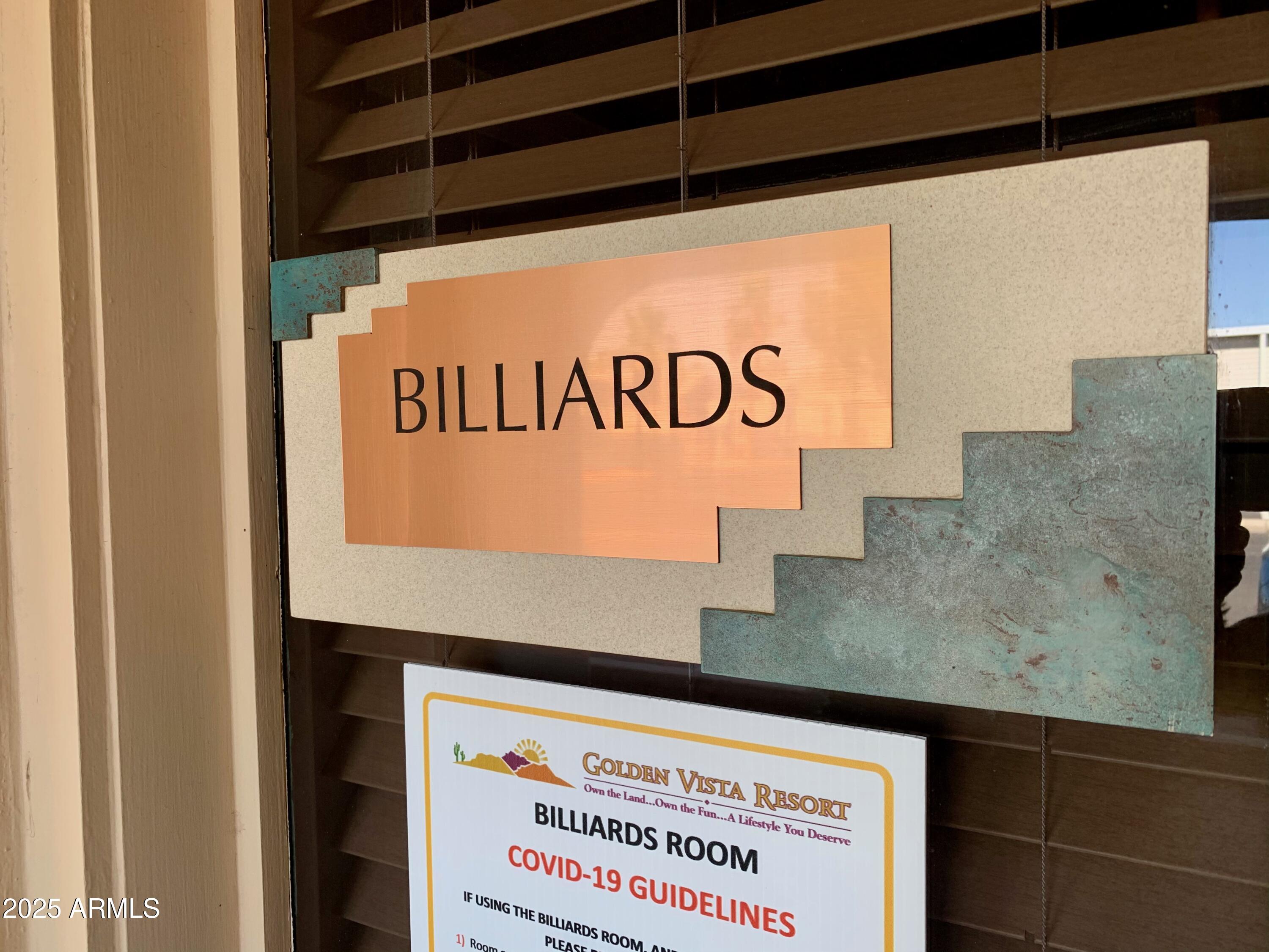 611 South Ironstone Drive, Unit 611 Apache Junction, AZ 85119 - Photo 54 of 57 24 Golden Vista Billiards