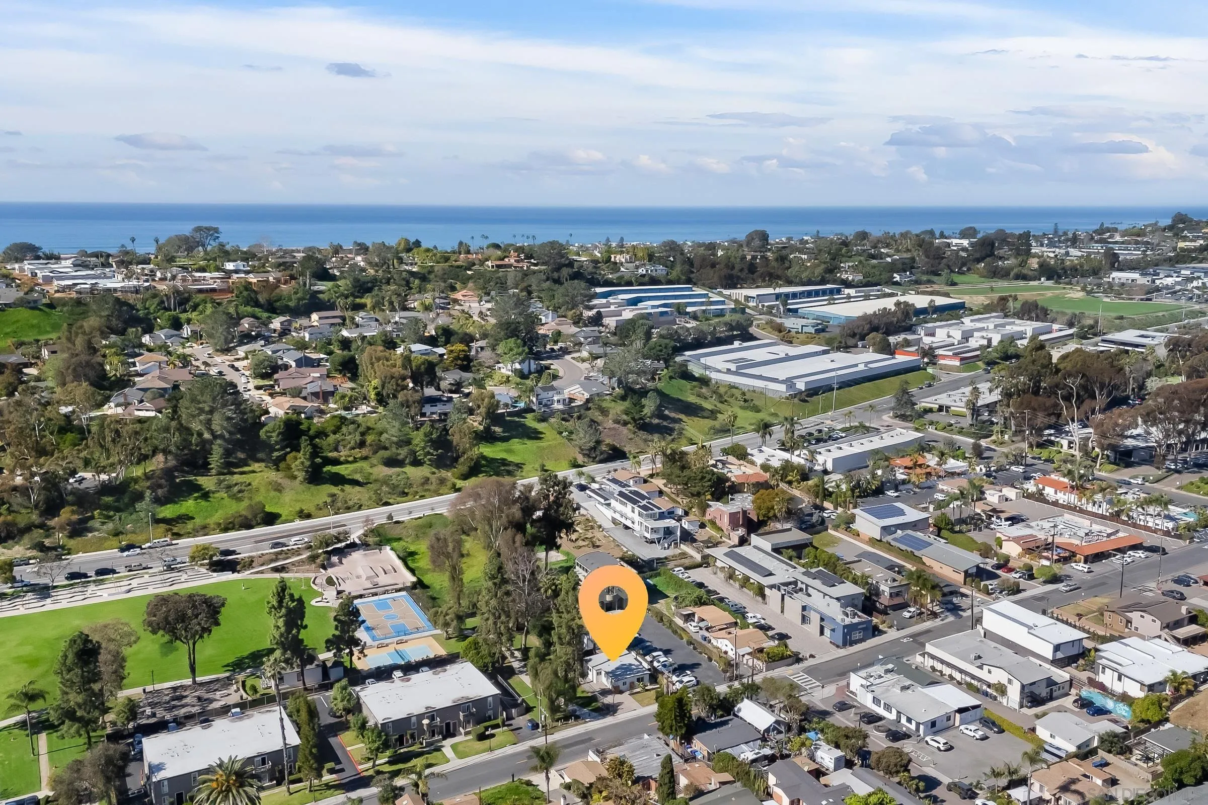701 Valley Avenue Solana Beach, CA 92075 - Photo 7 of 38 an aerial view of multiple house with yard