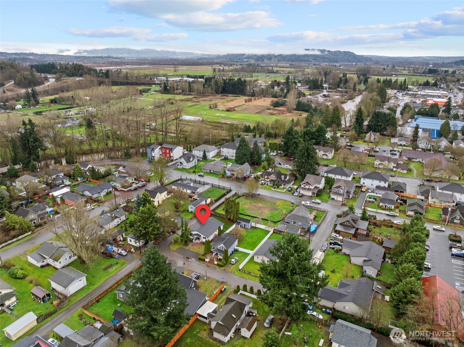 211 Taylor Street Snohomish, WA 98290 - Photo 23 of 24 an aerial view of residential houses with outdoor space