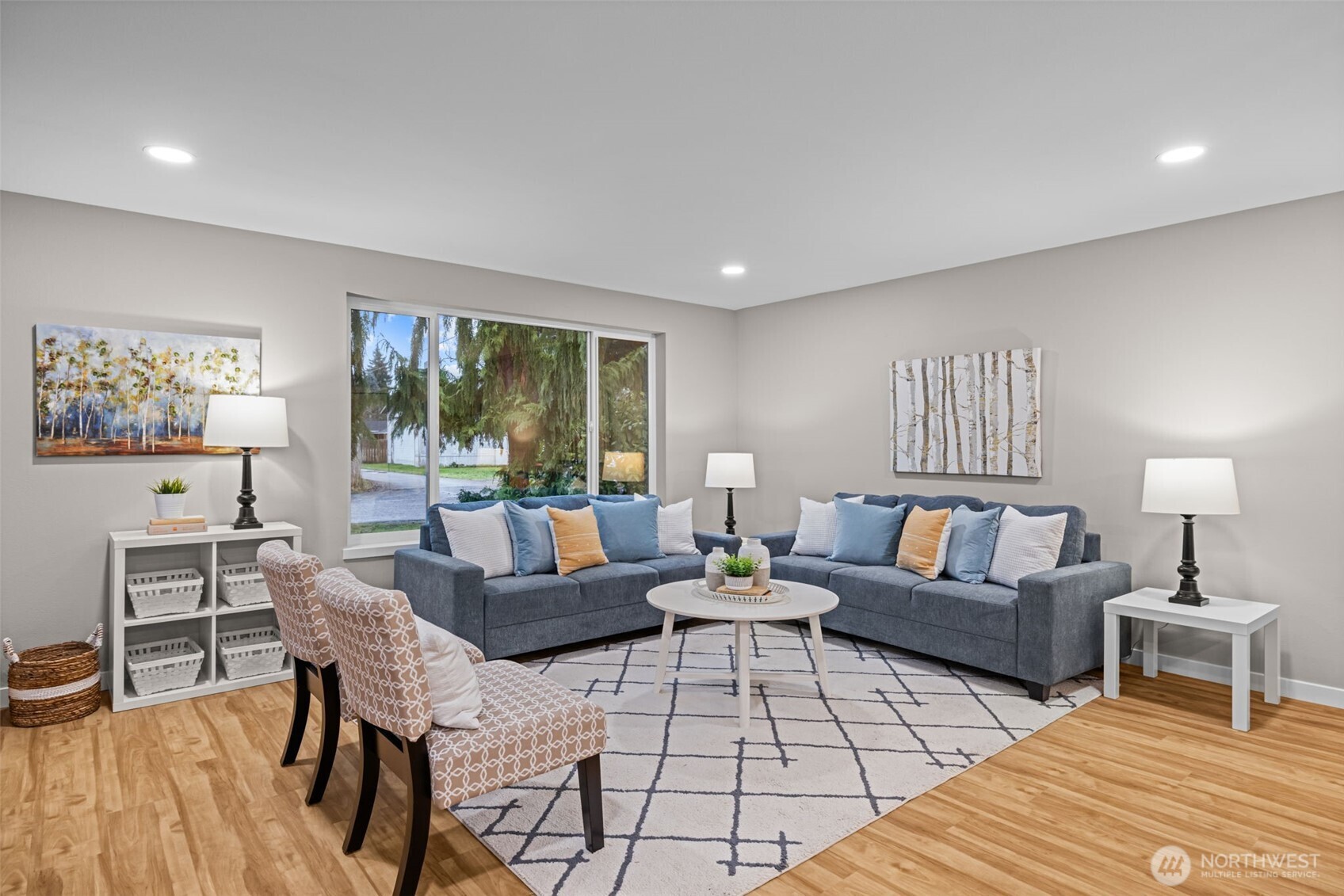211 Taylor Street Snohomish, WA 98290 - Photo 3 of 24 a living room with furniture and a wooden floor