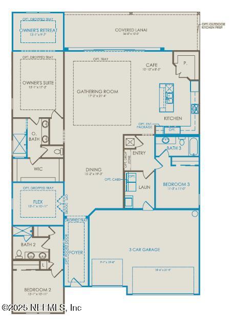 268 Coordinate Lane St. Johns, FL 32259 - Photo 2 of 2 Merlot Floorplan