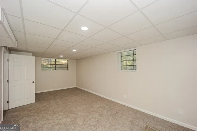 a view of an empty room