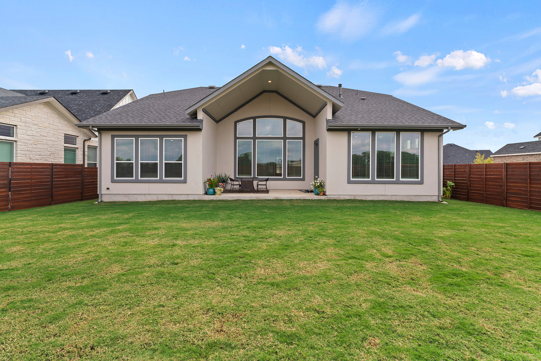 2112 Tobiano Trace Georgetown, TX 78633 - Photo 38 of 40 a front view of a house with garden