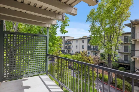 a view of a balcony