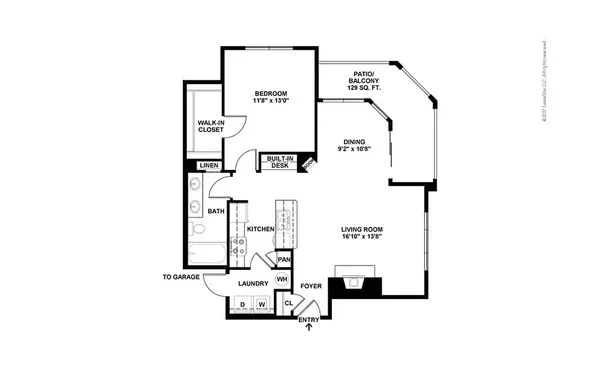 a picture of a floor plan